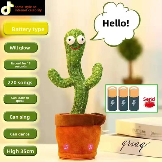 Cactus can speak, toy, dance, sing, record, twist, cactus toy