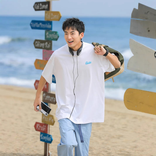 Men's Heavyweight Cool Quick-Drying Printed T-Shirt