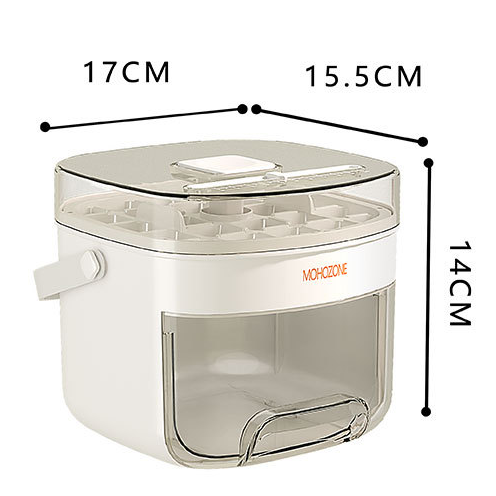 Press-type Convenient Outdoor Portable Ice Tray Large Capacity Ice Bucket 48 Large Ice Maker Food Grade Plastic Storage Tray Essential Kitchen Gadget