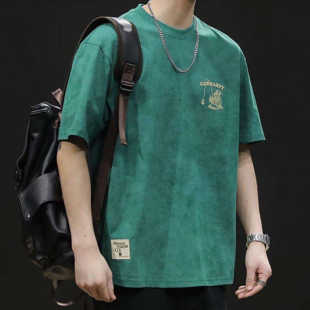 Men's simple, casual and sporty short-sleeved shirt