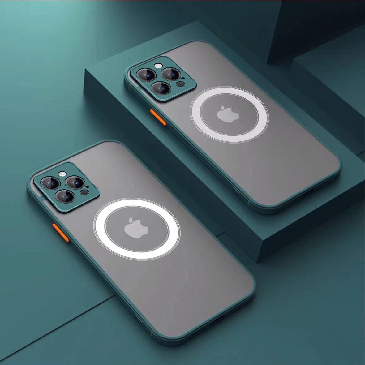 Apple magnetic matte phone case