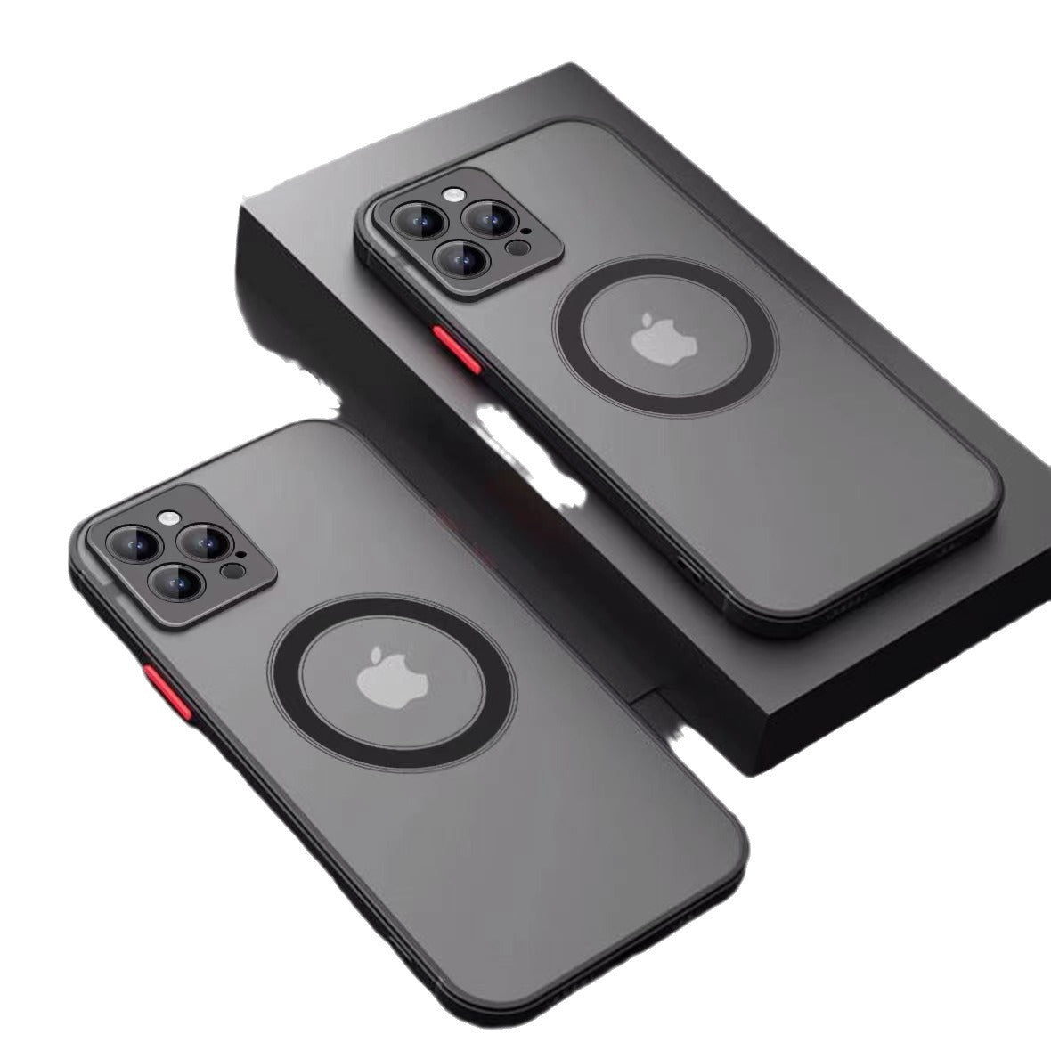 Apple magnetic matte phone case