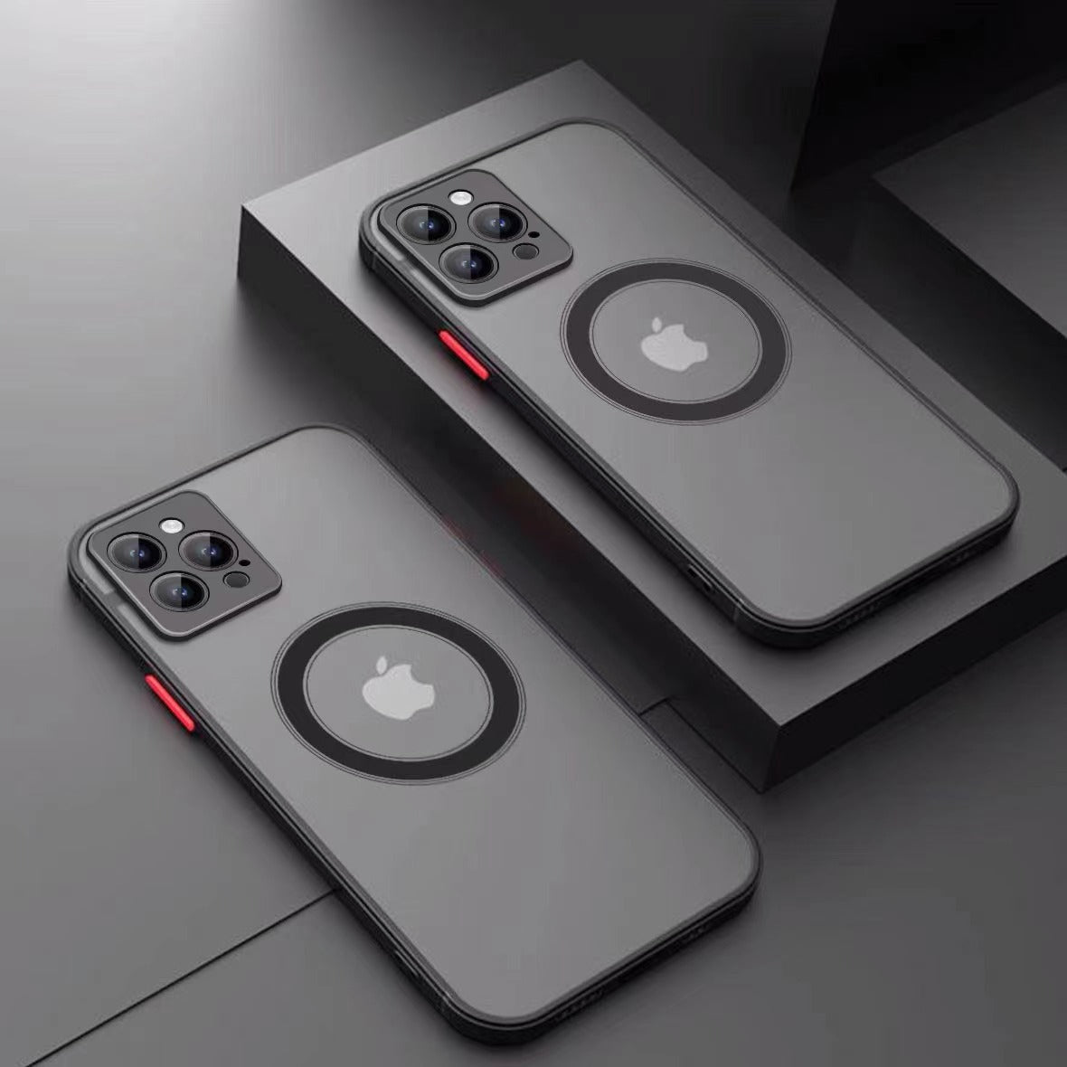 Apple magnetic matte phone case