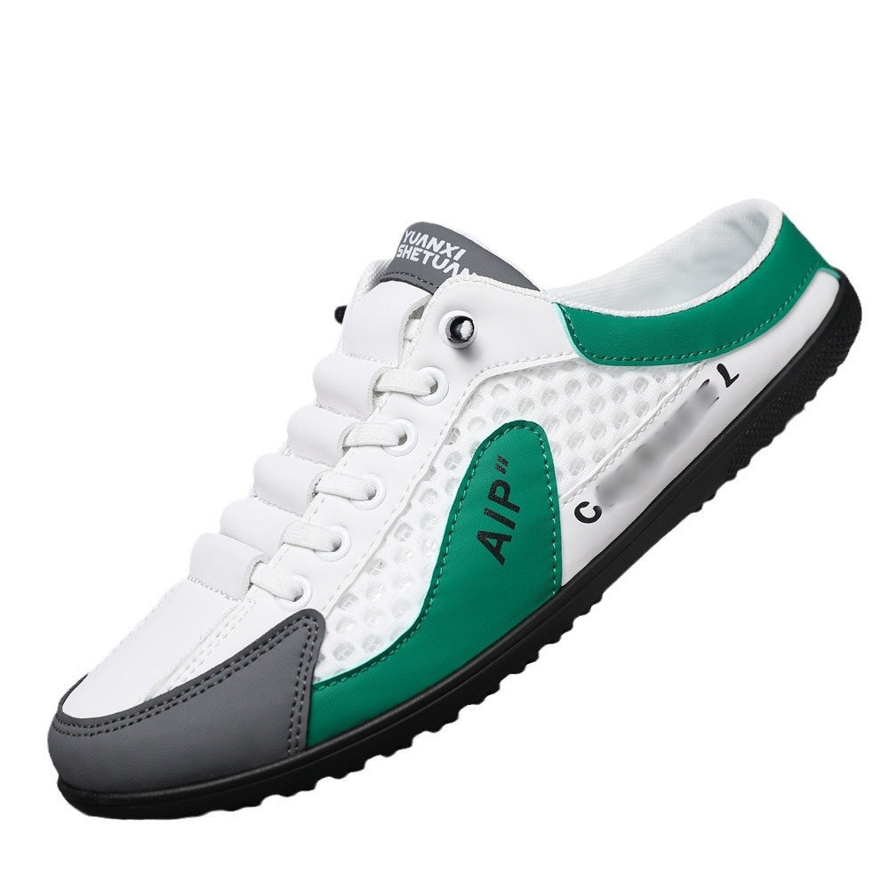 Men's oversized shoes with hollowed-out designs in summer